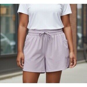 Sweaty Betty Circuit 2” Workout Shorts Women's Size XL Mistflower Purple New!